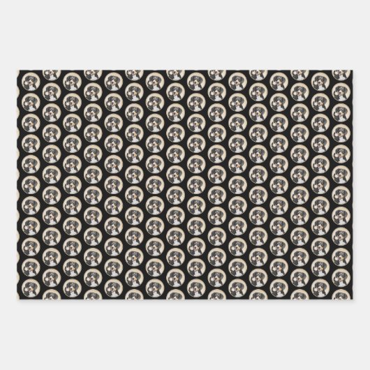 Entlebucher Mountain Dog schildert originele hondk Inpakpapier Vel (Voorkant 3)