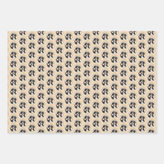 Entlebucher Mountain Dog schildert originele hondk Inpakpapier Vel (Voorkant)