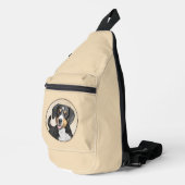 Entlebucher Mountain Dog schildert originele hondk Sling Bag (Rechterhoek)