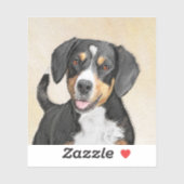 Entlebucher Mountain Dog schildert originele hondk Sticker (Vel)