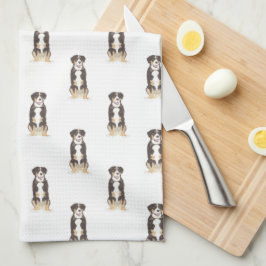 Entlebucher Mountain Dog Theedoek