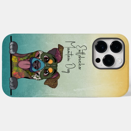 Entlebucher Mountain Dog Ugly Face Case-Mate iPhone Case (Achterkant (horizontaal))