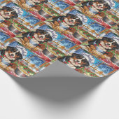 Entlebucher Mountain Holiday Baking: feestelijk Cadeaupapier (Hoek)