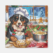 Entlebucher Mountain Holiday Baking: feestelijk Magneet (Voorkant)
