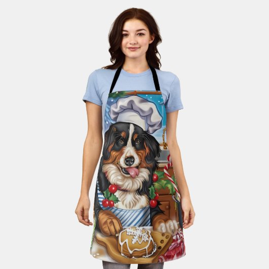 Entlebucher Mountain Holiday Baking: feestelijk Schort (Gedragen)
