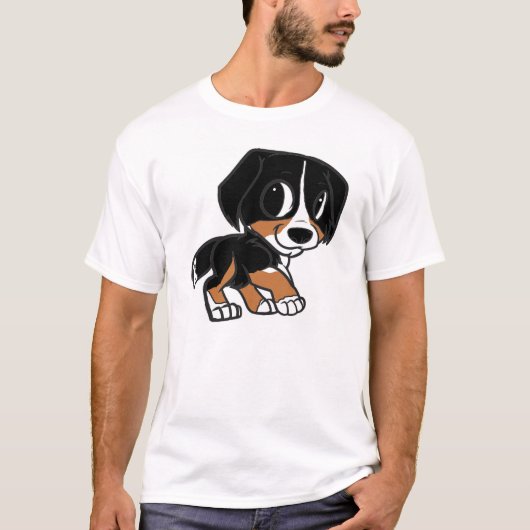 entlebucher mt dog cartoon.png t-shirt (Voorkant)