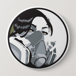 entmasker ronde button 4,0 cm
