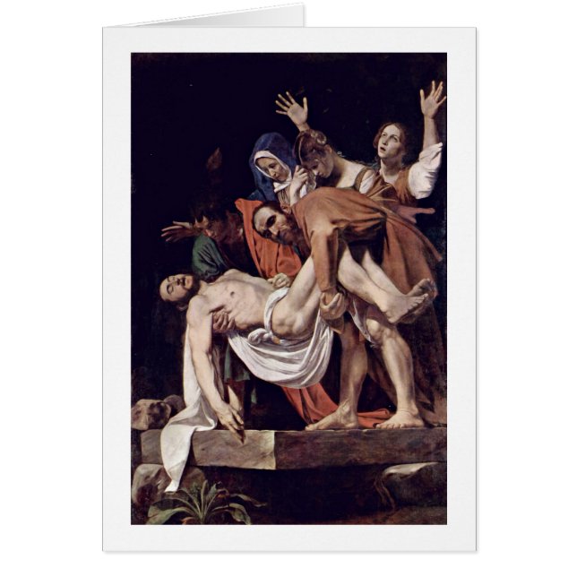 Entombe van Michelangelo Merisi da Caravaggio (Voorkant)