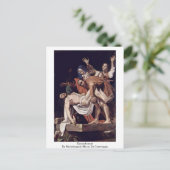 Entombe van Michelangelo Merisi da Caravaggio Briefkaart (Staand voorkant)
