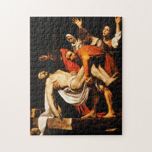 Entombment van Christus - Caravaggio Legpuzzel (Verticaal)