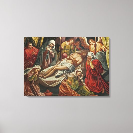 Entombment van Christus, Villabranca Canvas Afdruk (Voorkant)