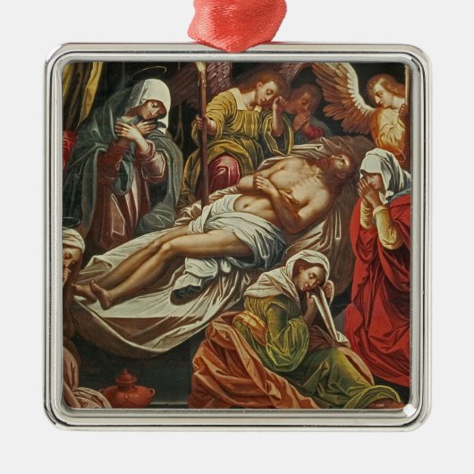 Entombment van Christus, Villabranca Metalen Ornament (Voorkant)