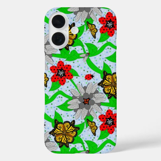 Entomologen Bouquet Throw Blanket Case-Mate iPhone Case (Achterkant)