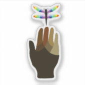 Entomologen van kleur Vinyl Stickers (Voorkant)