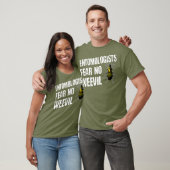 Entomologen vrezen geen slechte grappige beetle bo t-shirt (Unisex)