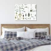 Entomologie Canvas Afdruk (Insitu (Slaapkamer))