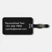  Entomologie Hydrofilidae Scavenger Beetle Bagagelabel (Achterkant horizontaal)