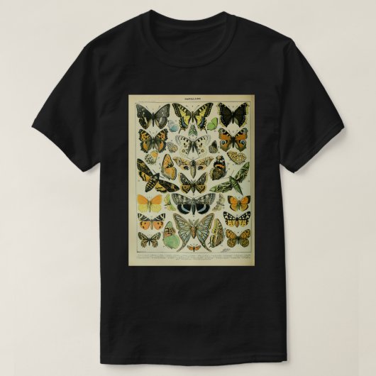 Entomologie  illustratie door Adolphe Millot T-shirt (Design voorkant)