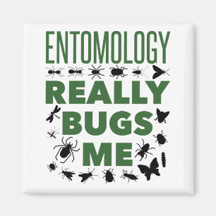 Entomologie is een schimmelaar voor de entomoloog magneet
