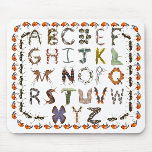 Entomologie Scheppen en insecten Muismat (Voorkant)