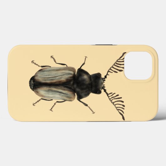 Entomologiekunst van wolkeverinsecten Case-Mate iPhone case (Achterkant (horizontaal))