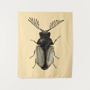Entomologiekunst van wolkeverinsecten wandkleed