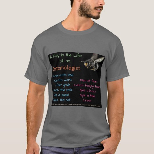 Entomologiestag (herzien) van RoseWrites T-shirt (Voorkant)