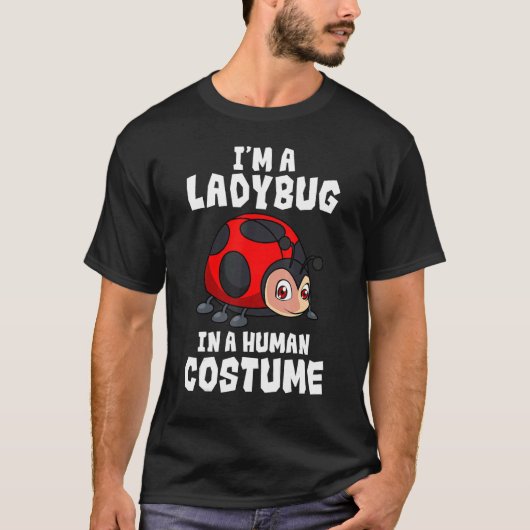 Entomologist Ladybug Human Costume Entomology Inse T-shirt (Voorkant)