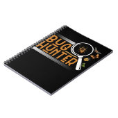 Entomoloog Bug Hunter snijdt grappige bioloog Notitieboek (Linkerzijde)