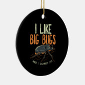 Entomoloog - Ik hou van Big Bugs Keramisch Ornament (Rechts)