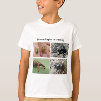 Entomoloog in opleiding t-shirt