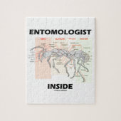 Entomoloog Inside (anatomie werper) Legpuzzel (Verticaal)