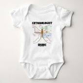 Entomoloog Inside (muggenanatomie) Romper (Voorkant)