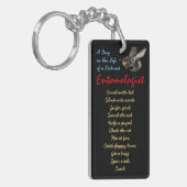 Entomoloog Sleutelhanger van RoseWrites (Voorkant Links)