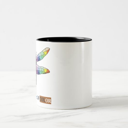 EntoPOC drinkware Tweekleurige Koffiemok (Center)