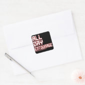 Entourage Skateboarden Sticker - SQUARE (Envelop)