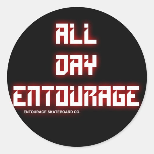 Entourage Stickers - Circle (Voorkant)
