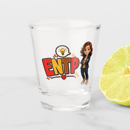 ENTP — A Exploradora de Ideias Shot Glas