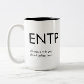 ENTP Argue Coffee Mok Gift (Links)
