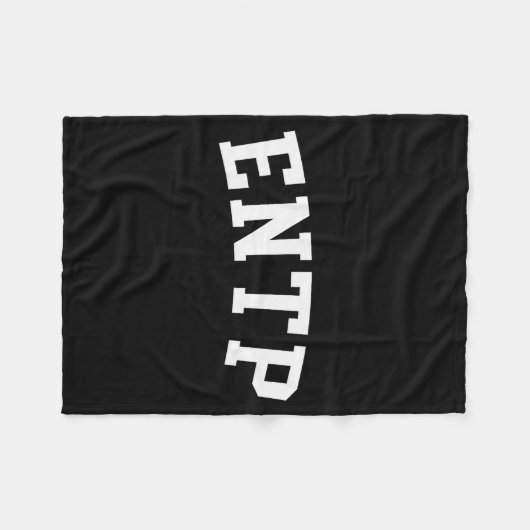 Entp  fleece deken (Voorkant (Horizontaal))