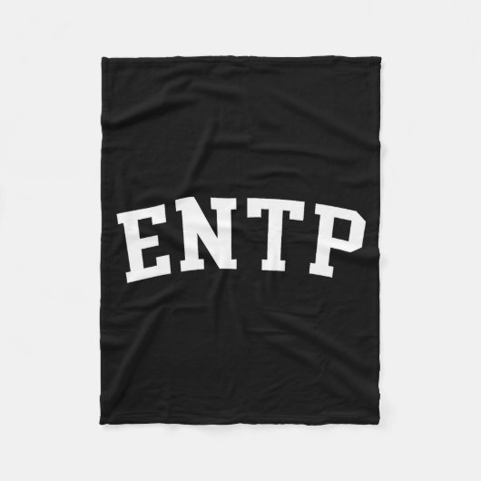 Entp  fleece deken (Voorkant)