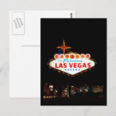 Entra Vegas Iluminado Briefkaart (Voorkant / Achterkant)