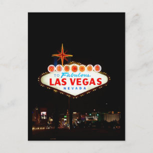 Entra Vegas Iluminado Briefkaart