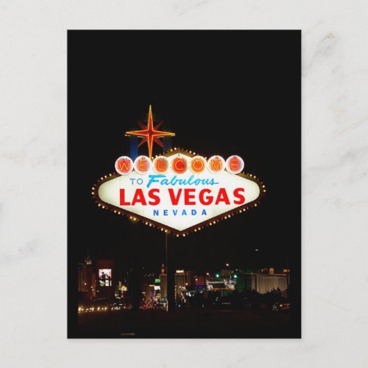 Entra Vegas Iluminado Briefkaart (Voorkant)