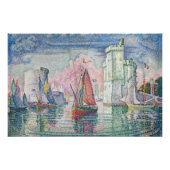 Entrance of La Rochelle Harbor, Paul Signac Foto Afdruk (Voorkant)