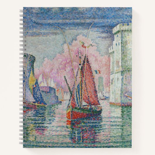 Entrance of La Rochelle Harbor, Paul Signac Notitieboek (Voorkant)