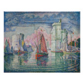 Entrance of La Rochelle Harbor, Paul Signac Perfect Poster (Voorkant)