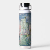 Entrance of La Rochelle Harbor, Paul Signac Waterfles (Achterkant)