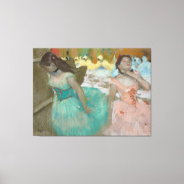 Entrance of the Masked Dancers Degas Canvas Afdruk