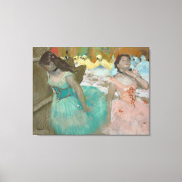 Entrance of the Masked Dancers Degas Canvas Afdruk